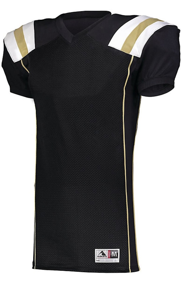 Augusta Sportswear 9580 Black / Vegas Gold / White