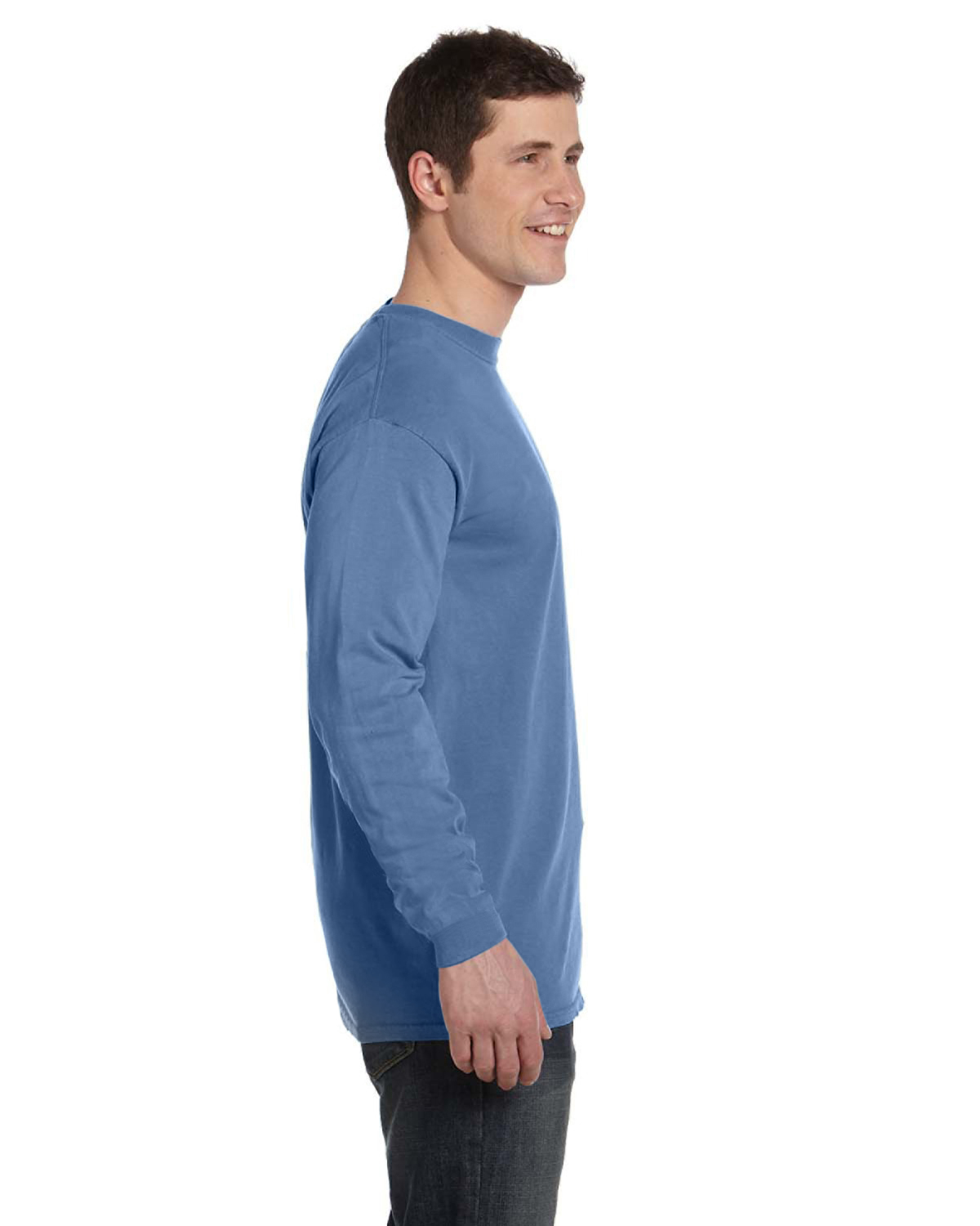 Bulk Order Garment Dyed Heavyweight Long Sleeve T Shirt by Comfort Colors |  University Tees