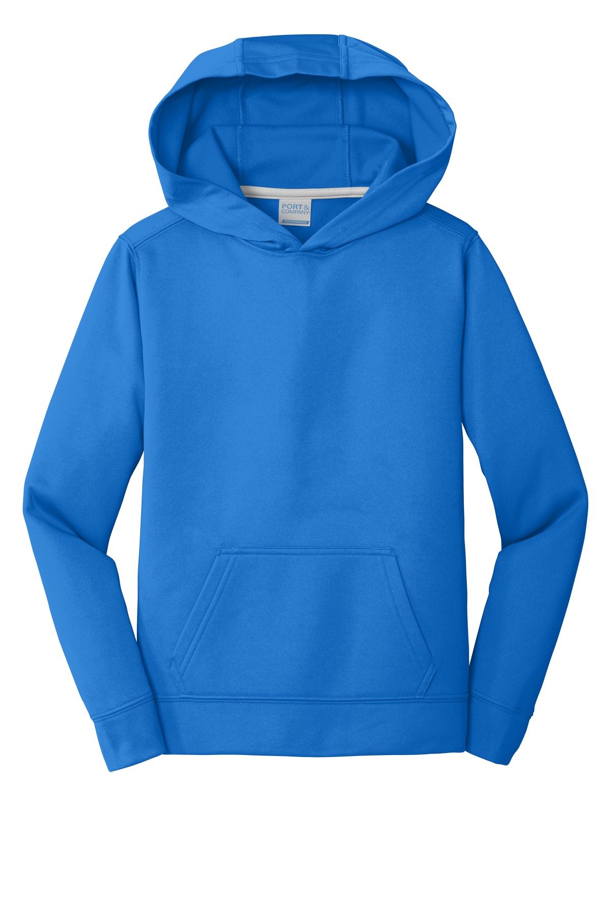 Port & Company PC590YH Royal Youth Performance Fleece Pullover Hooded ...