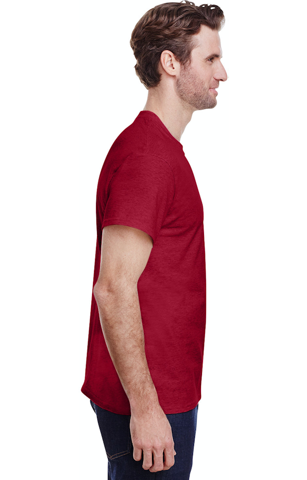 Gildan cherry red t shirt hot sale