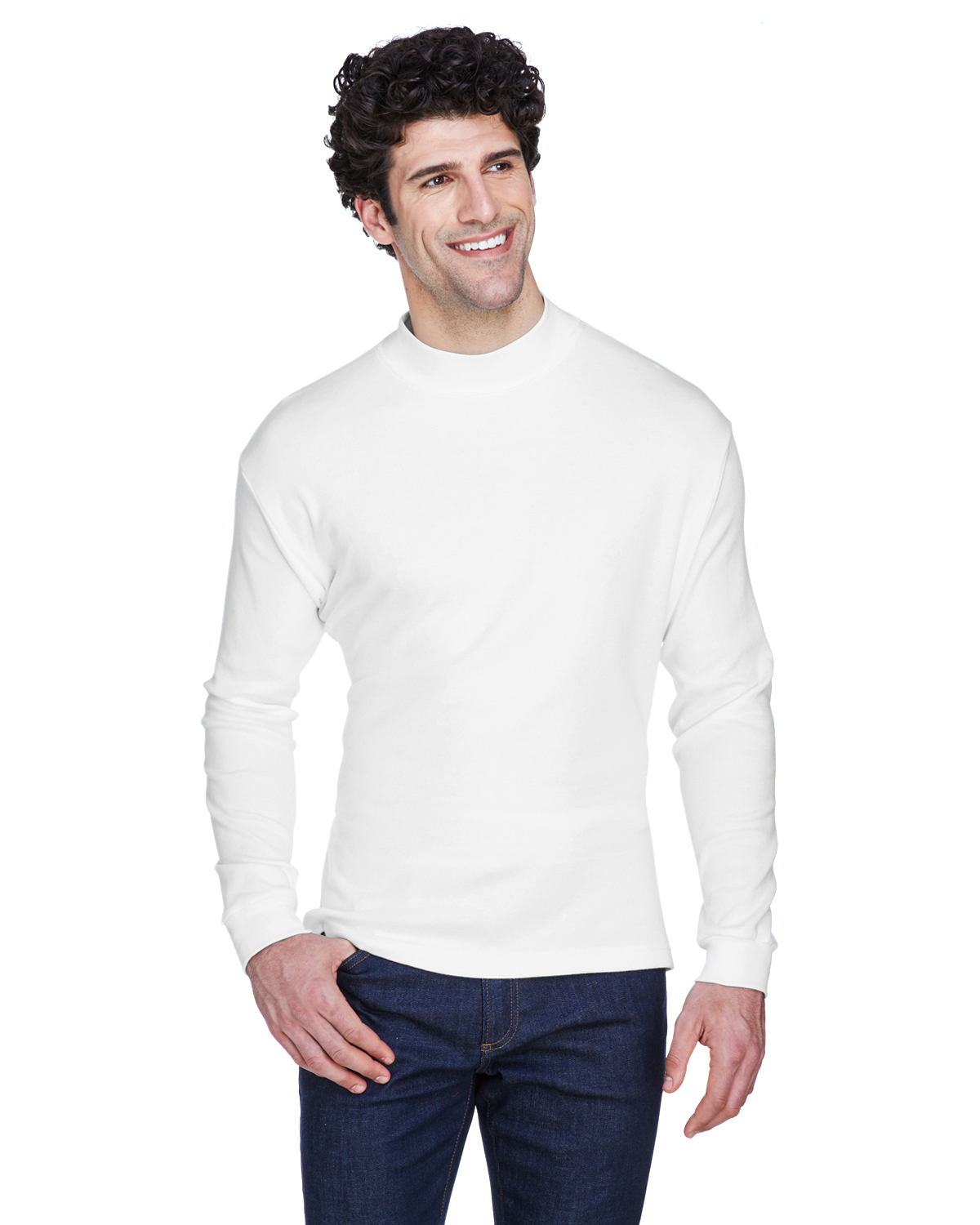 mock turtleneck long sleeve