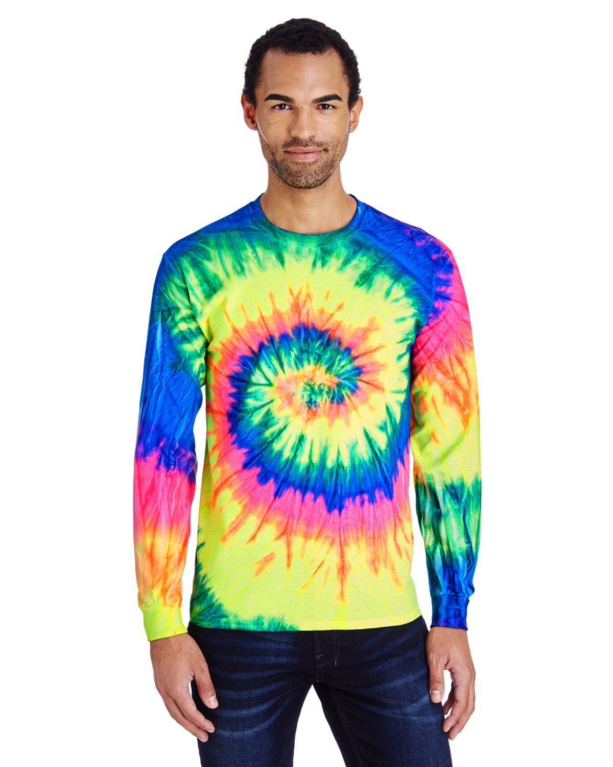 Tie Dye Cd2000 Adult 5.4 Oz. 100% Cotton Long Sleeve T Shirt