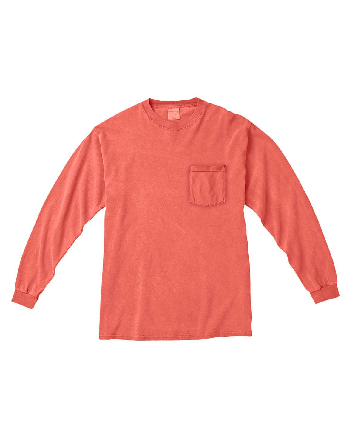 salmon long sleeve t shirt