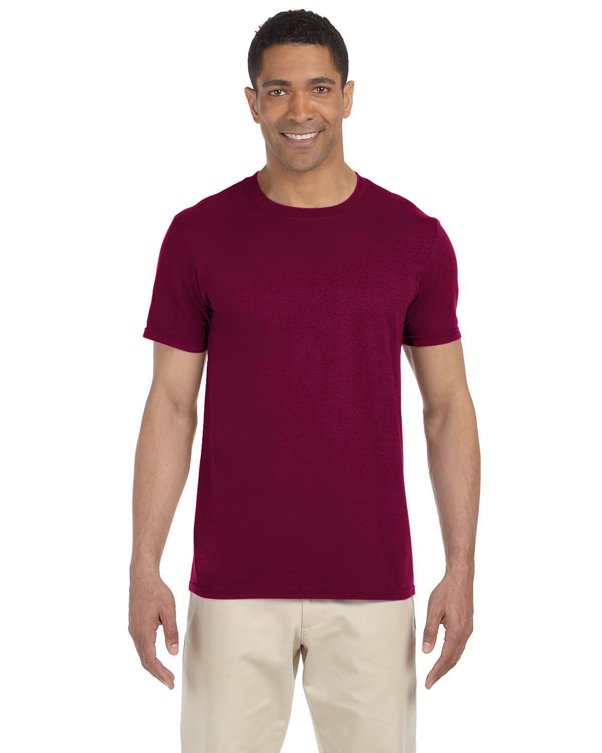 gildan maroon t shirt