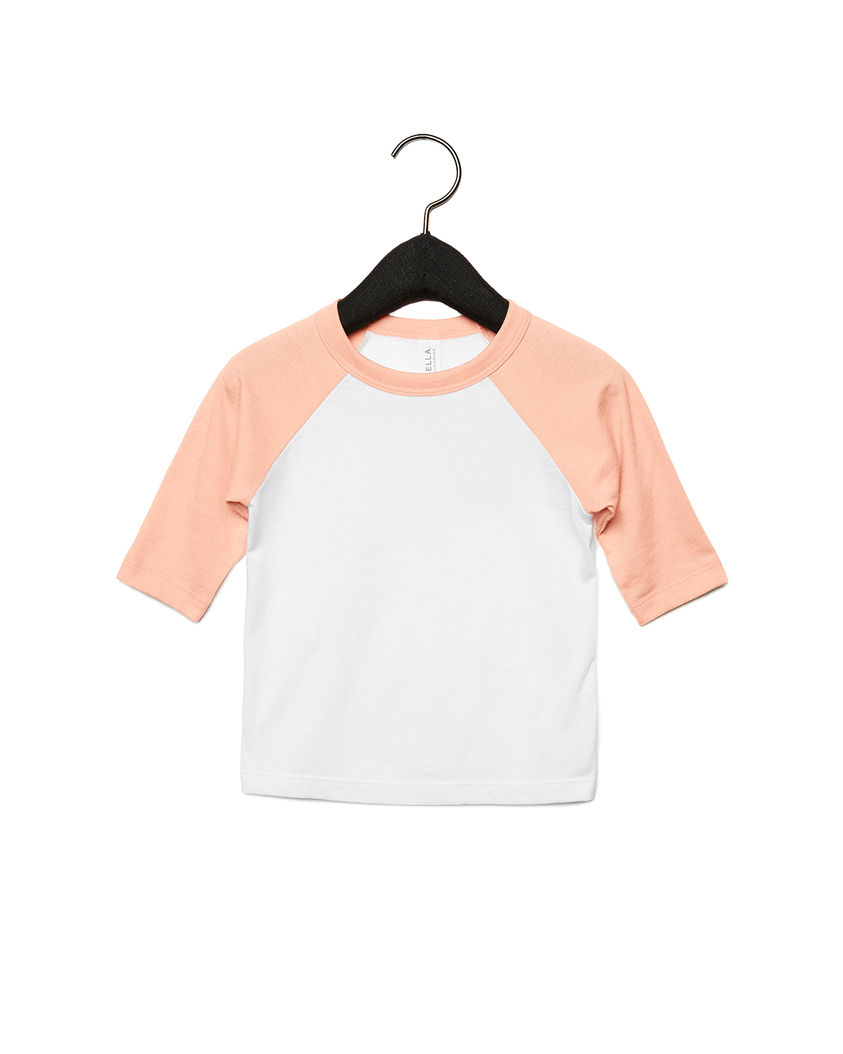 Bella Canvas 3200 T Toddler 3/4 Sleeve Baseball T Shirt | Jiffy Shirts