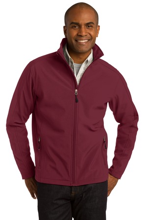 Maroon soft outlet shell jacket