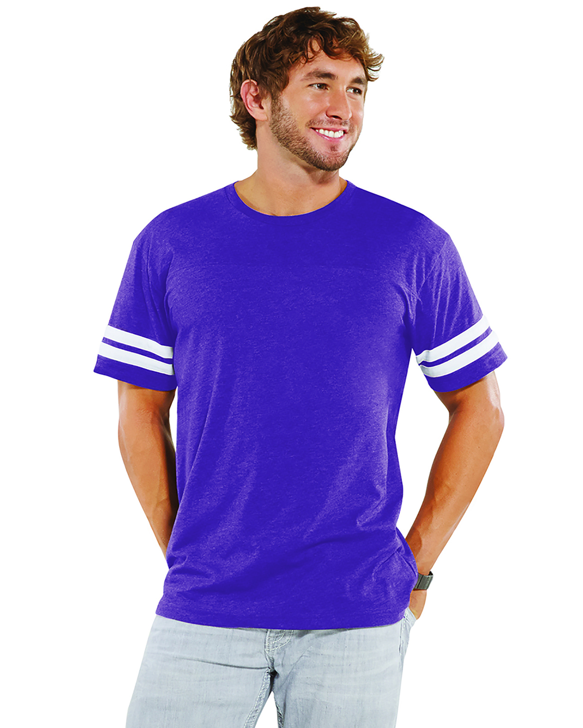 Lat 6937 Men's Football T Shirt | Jiffy Shirts