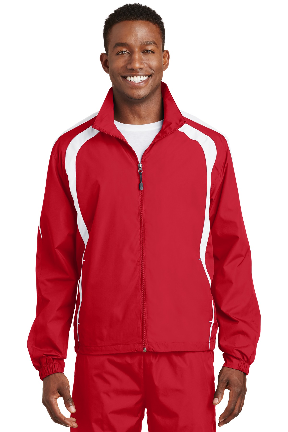 Sport Tek Jst60 Colorblock Raglan Jacket | Jiffy Shirts