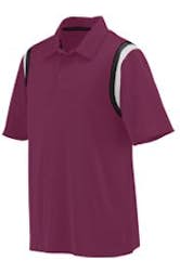Maroon / Black / White