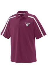 Maroon / White