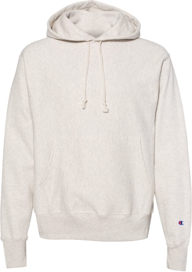 Champion S1051 Heather Reverse Weave® 12 oz., Pullover Hooded Sweatshirt | JiffyShirts