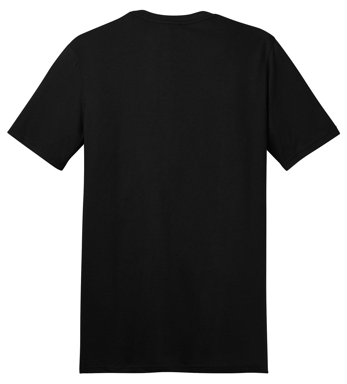 District DT5000 Black Unisex The Concert Tee | JiffyShirts