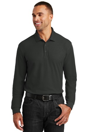 Adult Long Sleeve Core Classic Pique Polo