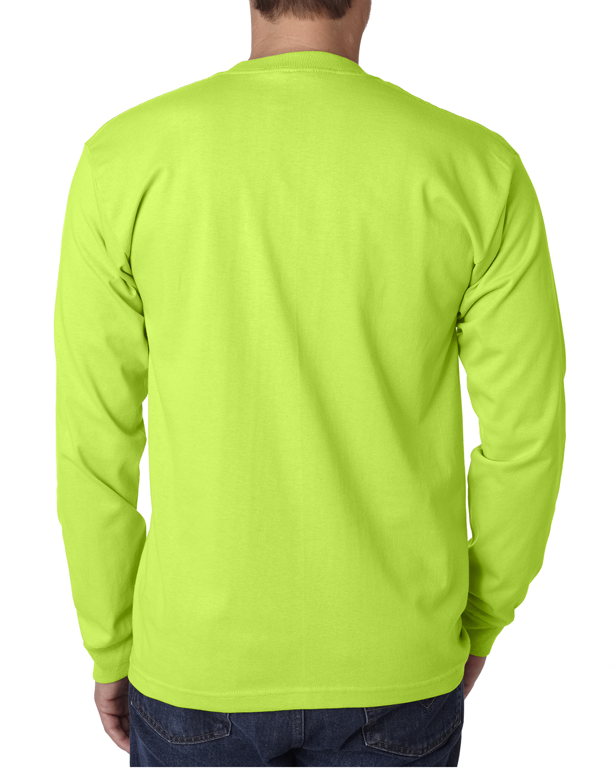 100% Cotton Long Sleeve Pocket T-Shirt 