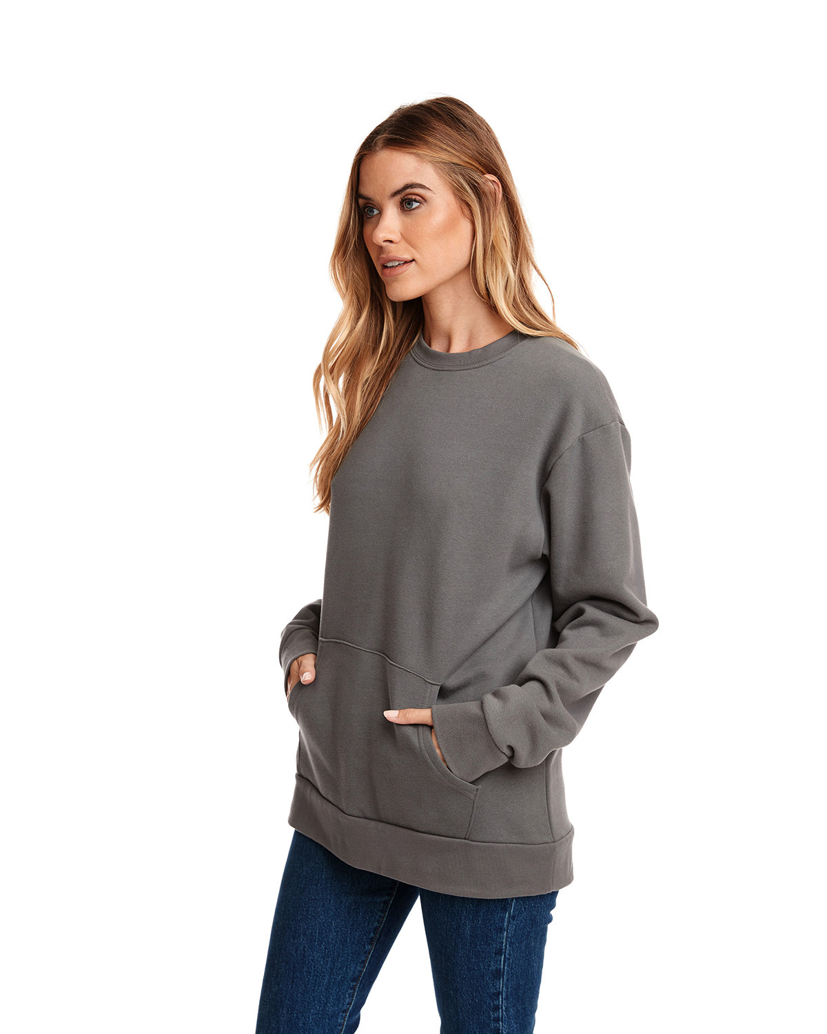 Next level discount sweatshirt with pocket