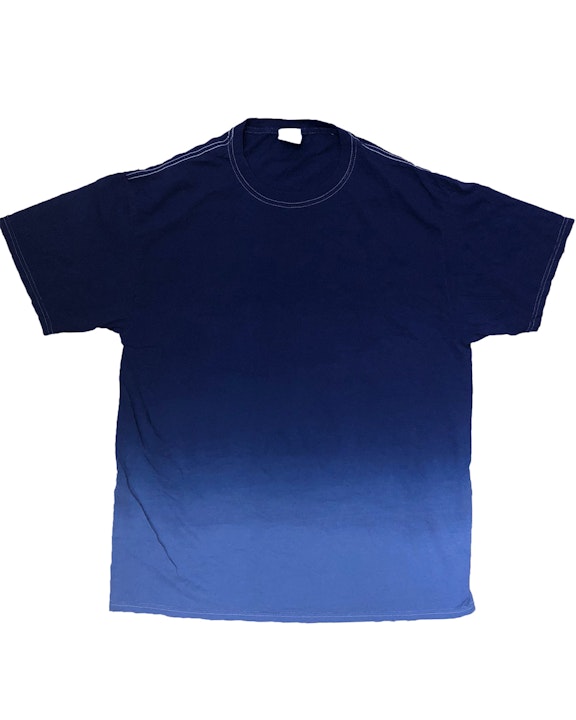 Tie Dye 1370 Royal Ombre Adult 5 4 Oz 100 Cotton Ombre Dip Dye T Shirt