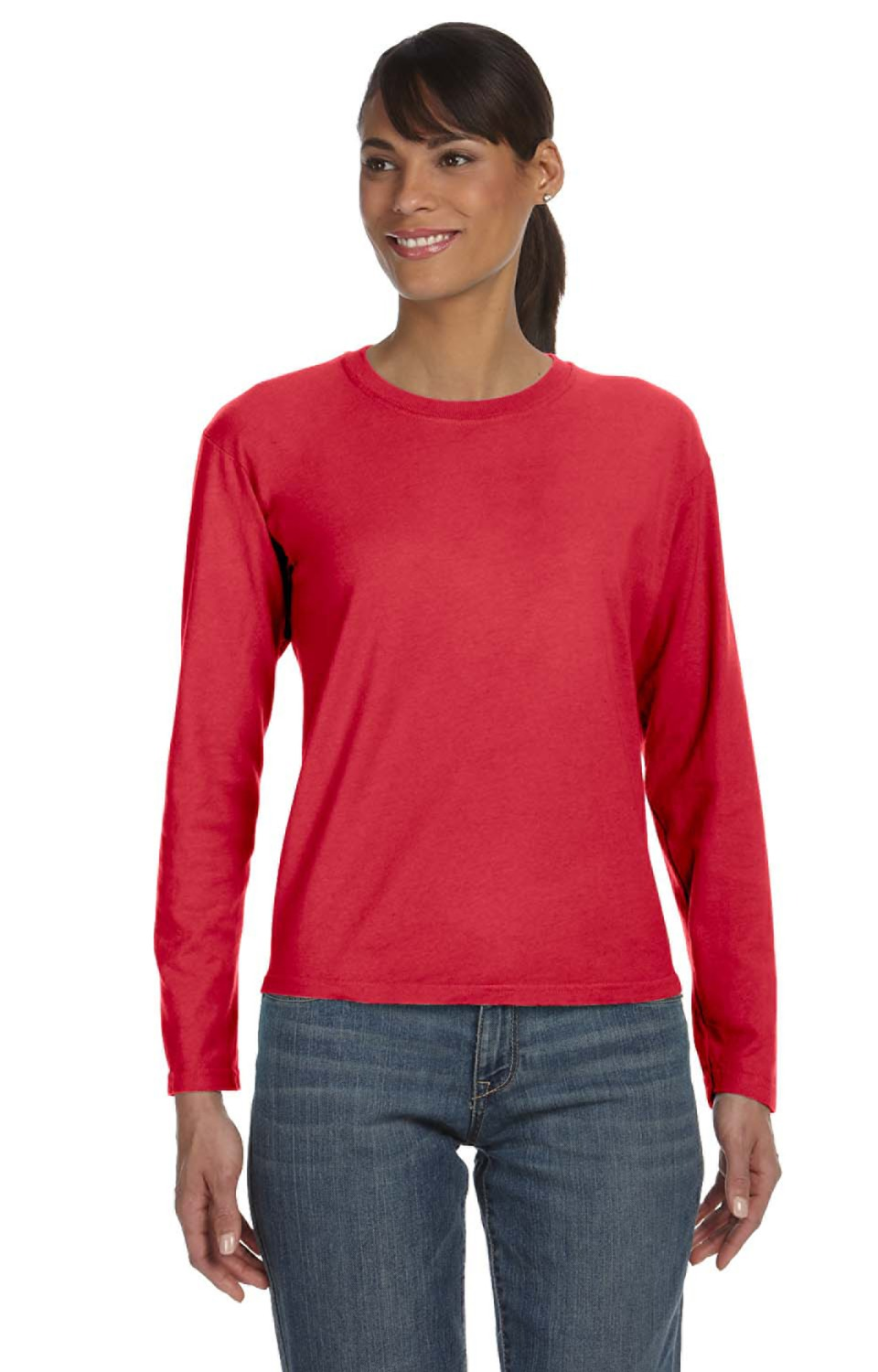 Comfort Colors C3014 Paprika Ladies' Midweight RS LongSleeve TShirt
