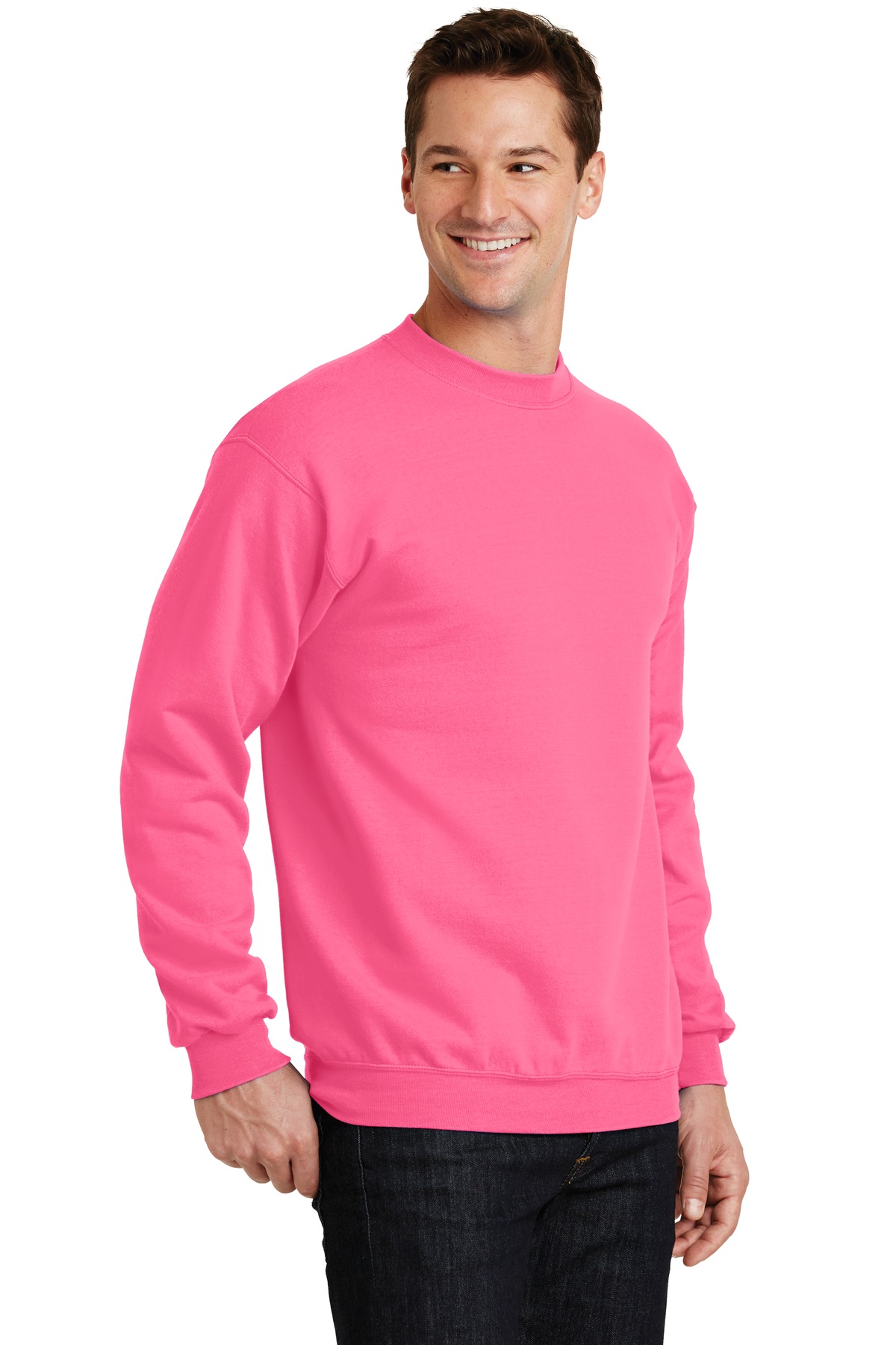 Port u0026 Company Pc78 Unisex Core Fleece Crewneck Sweatshirt | Jiffy Shirts