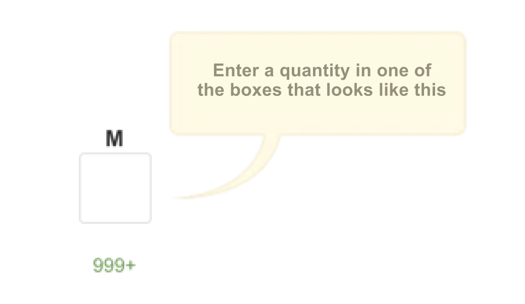 Quantity box