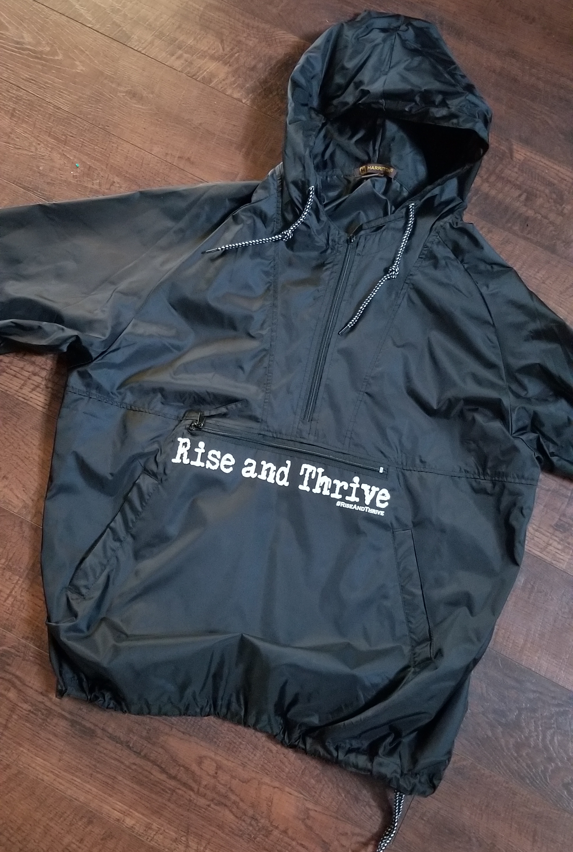 Harriton M750 Adult Packable Nylon Jacket Jiffy Shirts