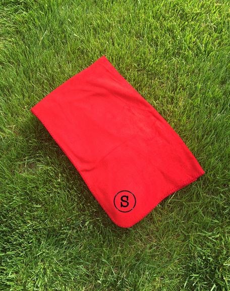 Alpine Fleece 8718 Gray Fleece Roll Up Blanket JiffyShirts